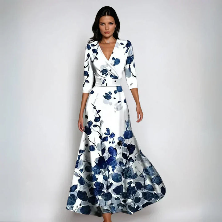 Emily | Flared Floral Dress