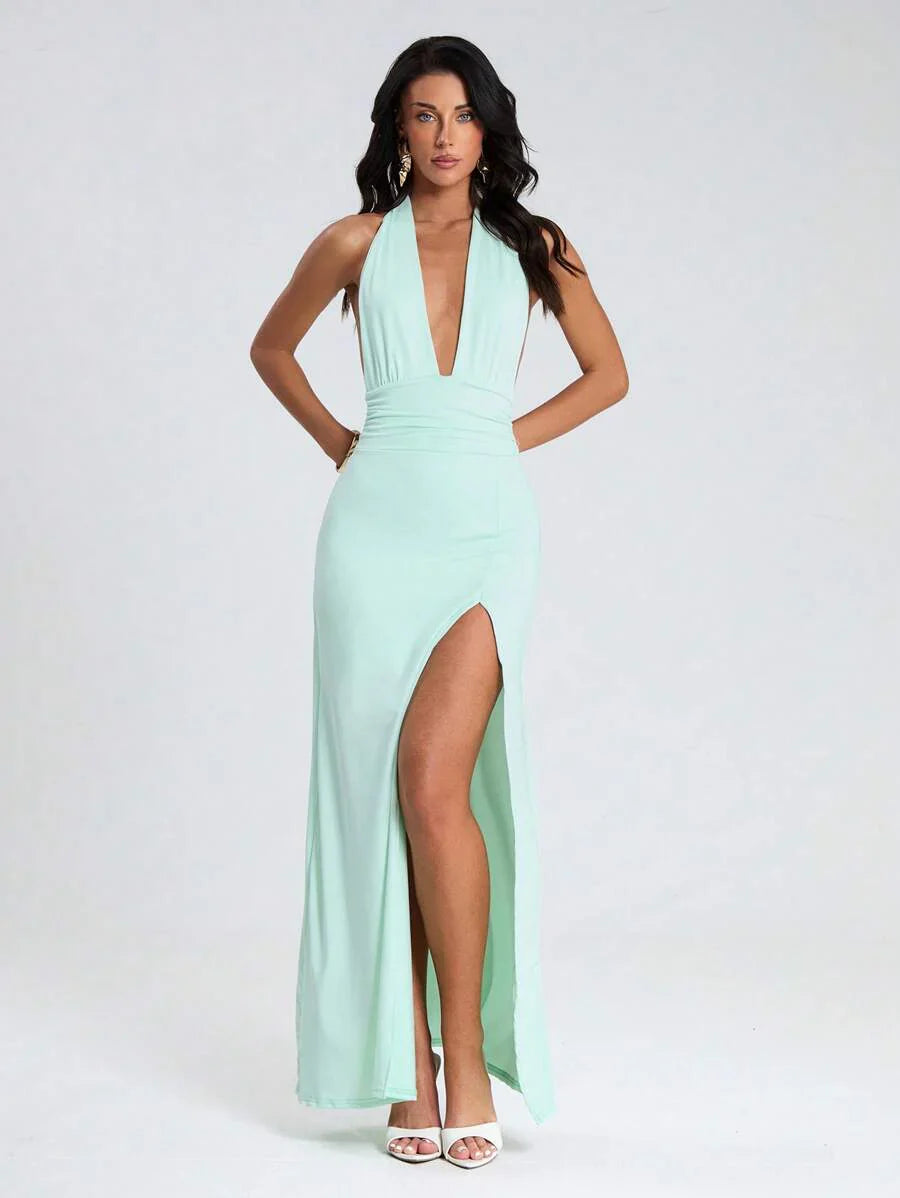 Danuta | Evening Maxi Dress with a Split