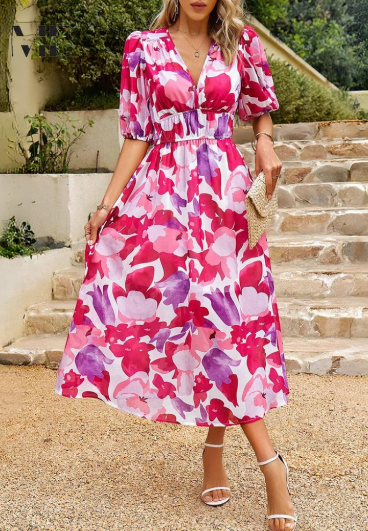 Flore | Elegant Floral Dress