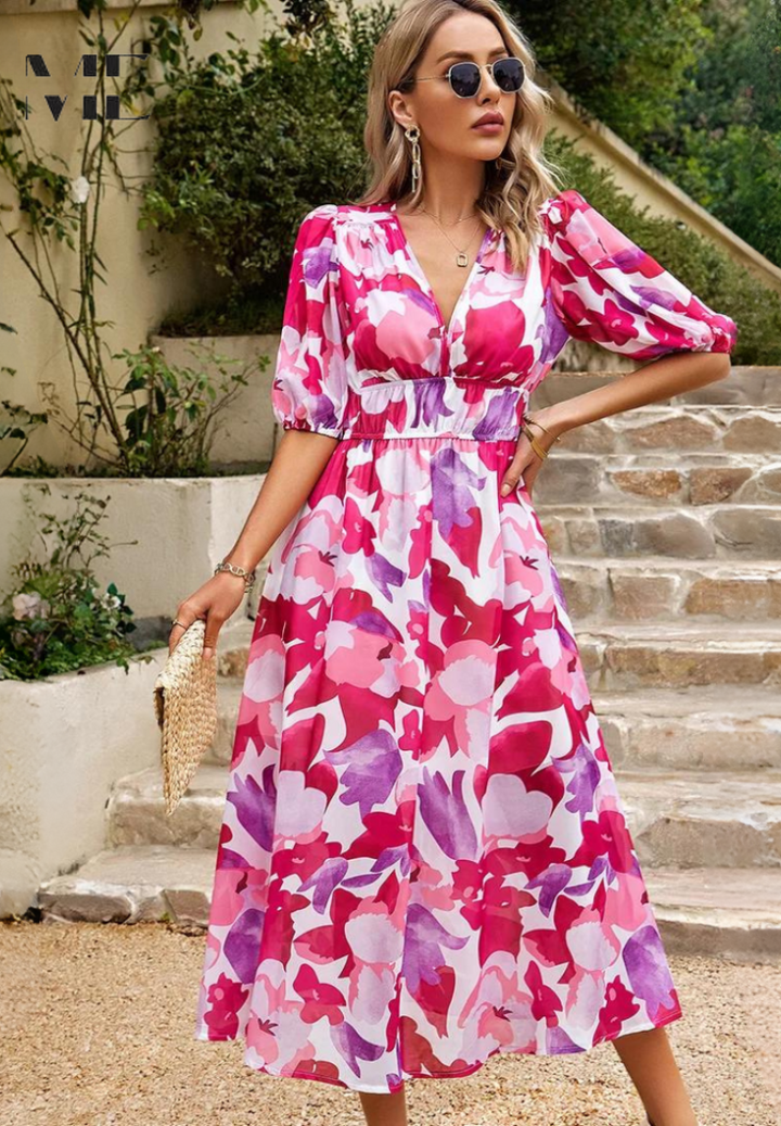 Flore | Elegant Floral Dress