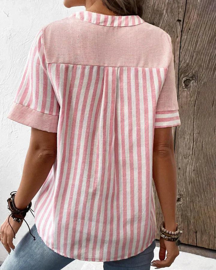Sandra | Classic Striped Top